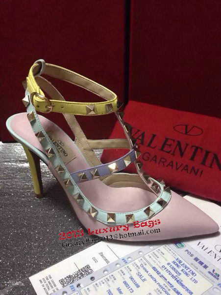 Valentino Sheepskin Leather 95mm Pump VT426 Pink