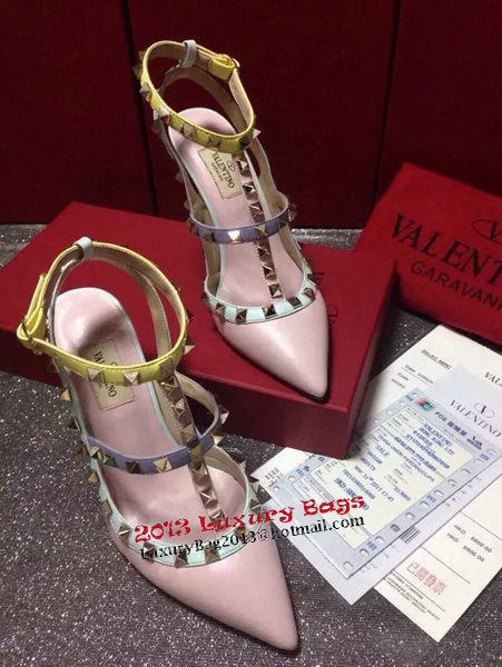 Valentino Sheepskin Leather 95mm Pump VT426 Pink