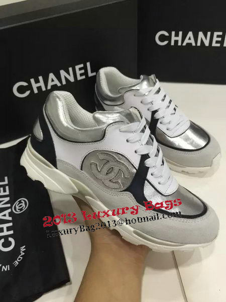 Chanel Casual Shoes CH1324 White&Silver