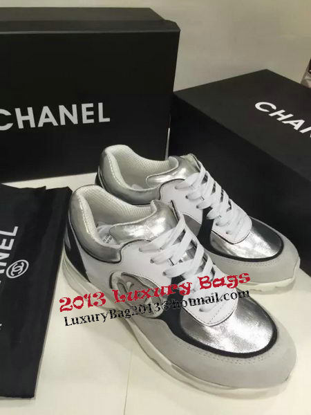 Chanel Casual Shoes CH1324 White&Silver