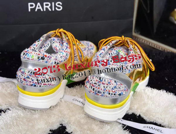 Chanel Casual Shoes Weave CH1330 Gold