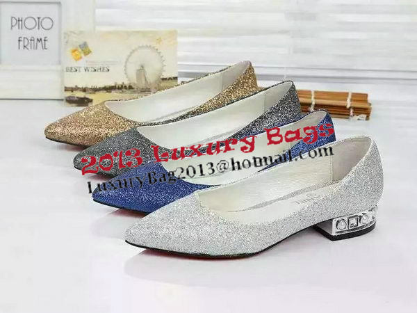 Chanel Diamond Flat CH1307 Silver