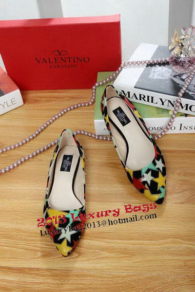 Valentino Leather Flat VT556 Multicolour