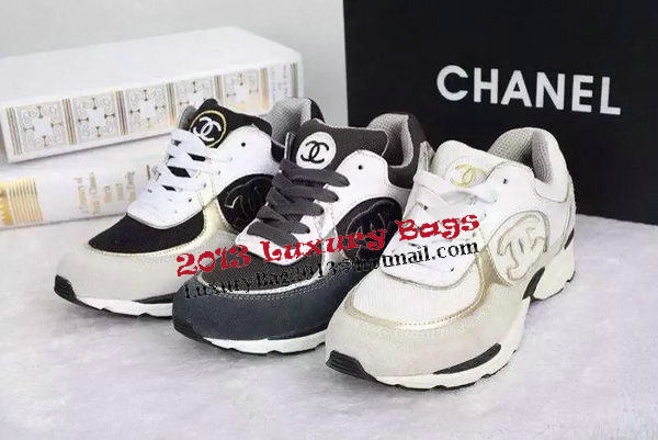 Chanel Casual Shoes CH1358G White&Apricot