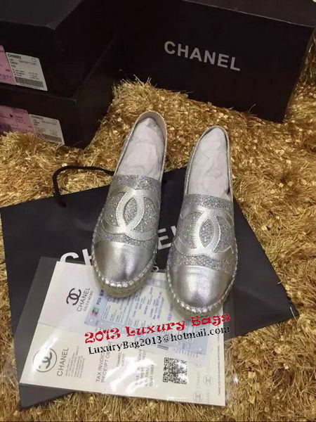 Chanel Espadrilles CH1389 Silver