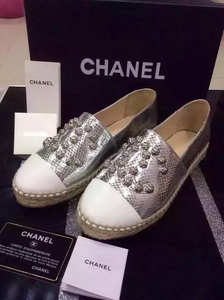 Chanel Espadrilles CH1400 Silver