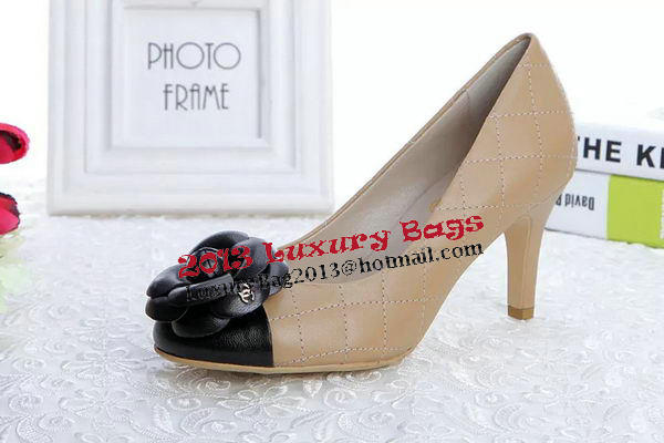 Chanel Sheepskin Leather Pump CH1332 Apricot