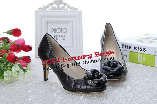 Chanel Sheepskin Leather Pump CH1332 Black