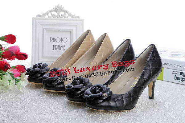 Chanel Sheepskin Leather Pump CH1332 Black