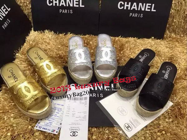 Chanel Slipper CH1376 Black