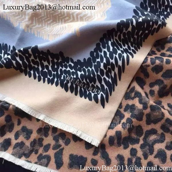 Burberry Scarves Cashmere BUR26 Apricot&Blue