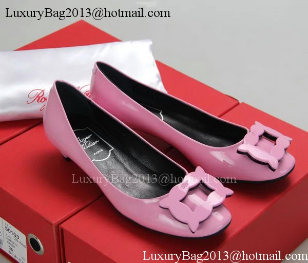 Roger Vivier Patent Leather RV283 Pink