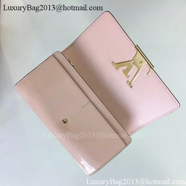 Louis Vuitton Vivienne Patent Leather LV Long Wallet M31637 Pink