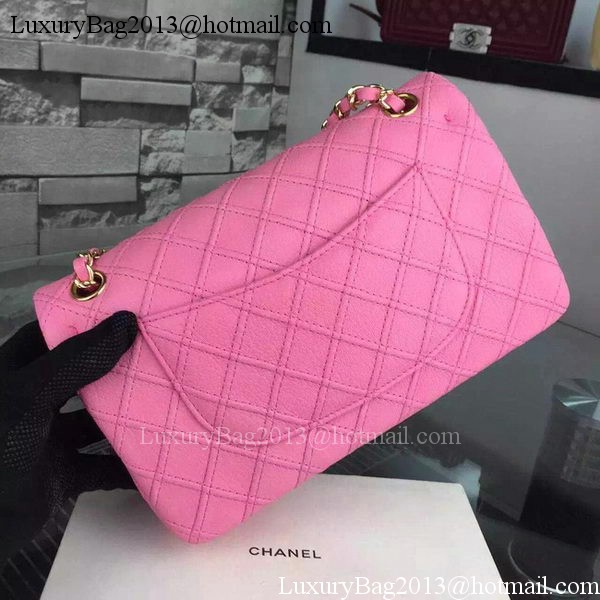 Chanel 2.55 Series Flap Bag Deerskin Leather A5024 Pink