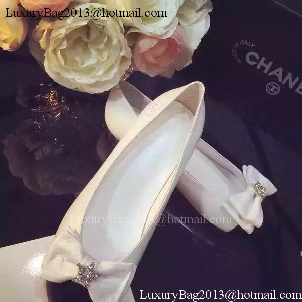 Chanel Ballerina Flat CH1459 White