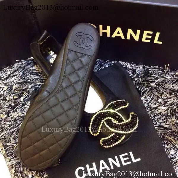 Chanel Ballerina Flat CH1520 Black