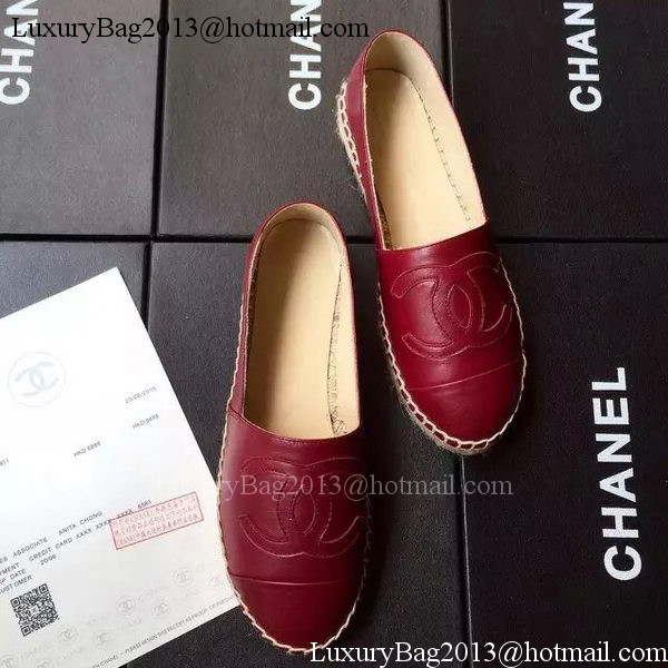 Chanel Espadrilles CH1511 Red