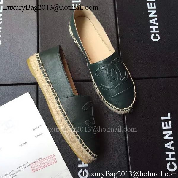 Chanel Espadrilles CH1512 Green