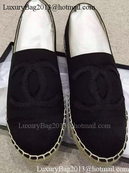 Chanel Espadrilles Canvas CH1449 Black