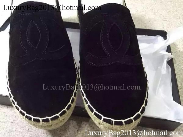 Chanel Espadrilles Canvas CH1450 Black