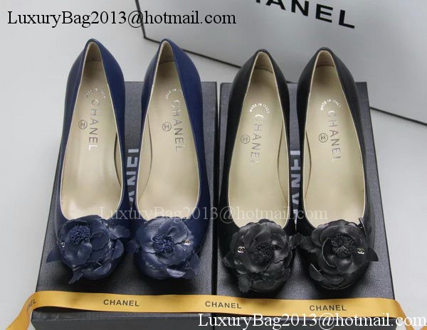 Chanel Sheepskin Leather Pump CH1419 Black