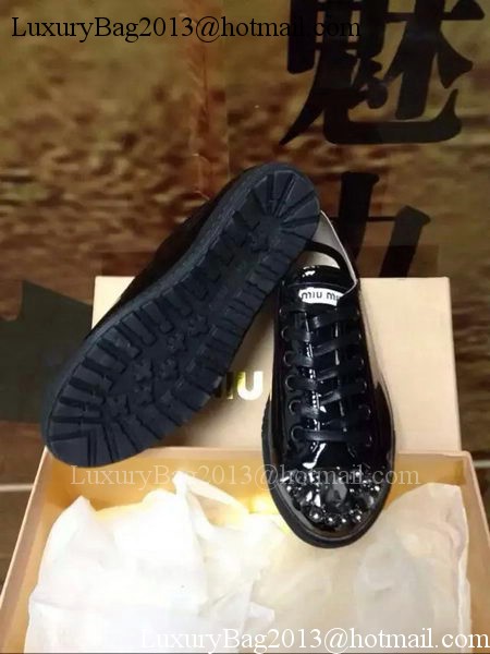 miu miu Casual Shoes MM359 Black