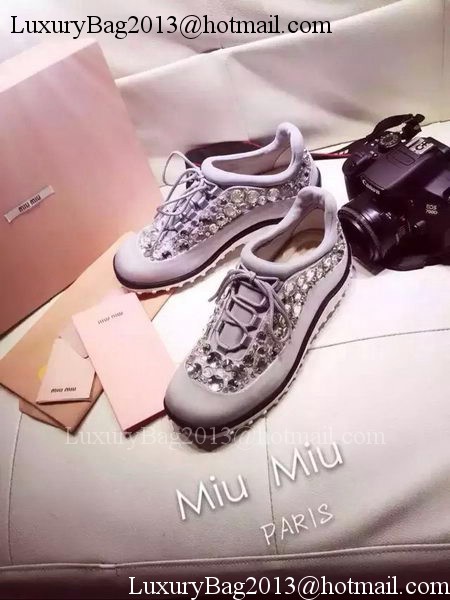 miu miu Casual Shoes MM364 Grey