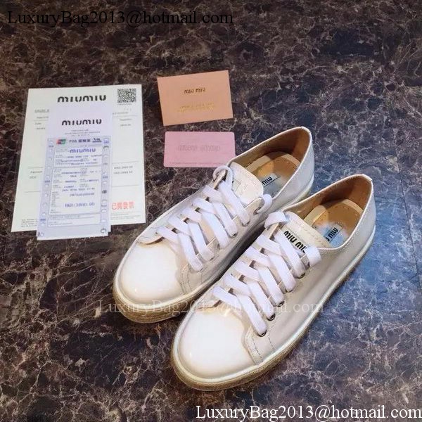 miu miu Casual Shoes MM383 White