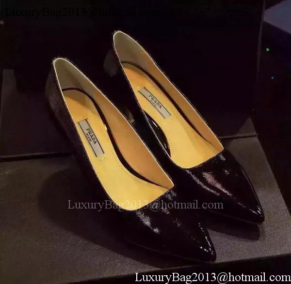 Prada 80mm Leather Pump PD517 Black