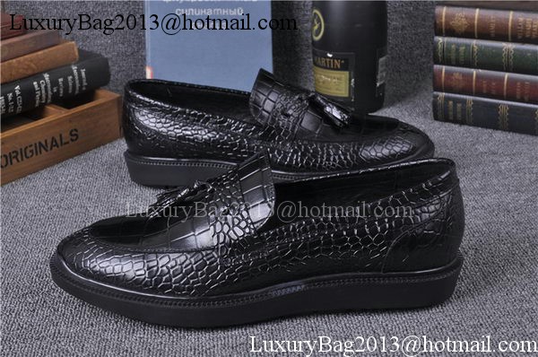 Prada Casual Shoes Leather PD548 Black