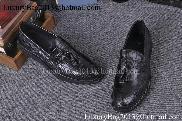 Prada Casual Shoes Leather PD548 Black