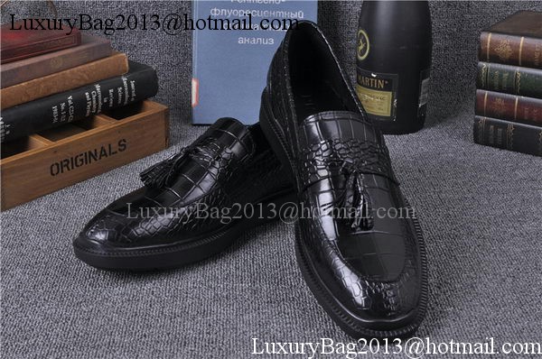 Prada Casual Shoes Leather PD548 Black