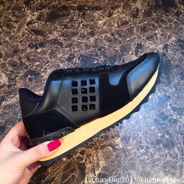 Valentino Casual Shoes Leather VT618 Black