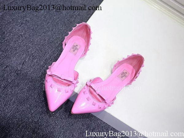 Valentino Leather Flat VT577 Pink