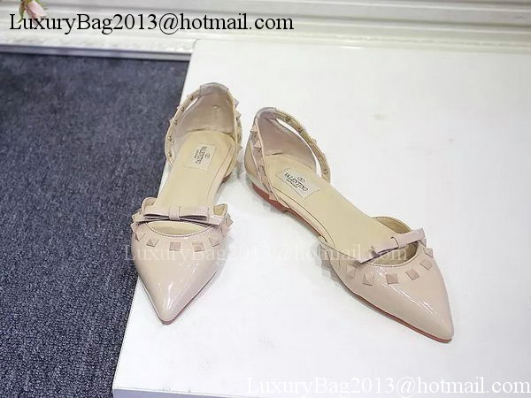 Valentino Leather Flat VT578 Apricot