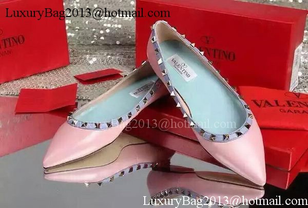 Valentino Leather Flat VT597 Pink