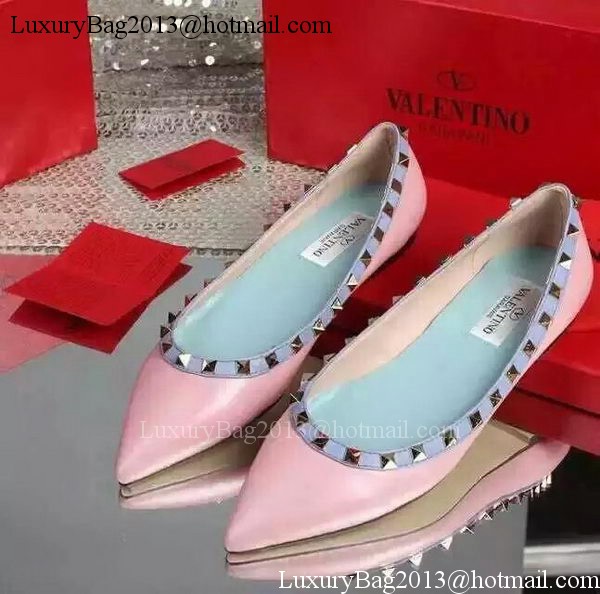 Valentino Leather Flat VT597 Pink