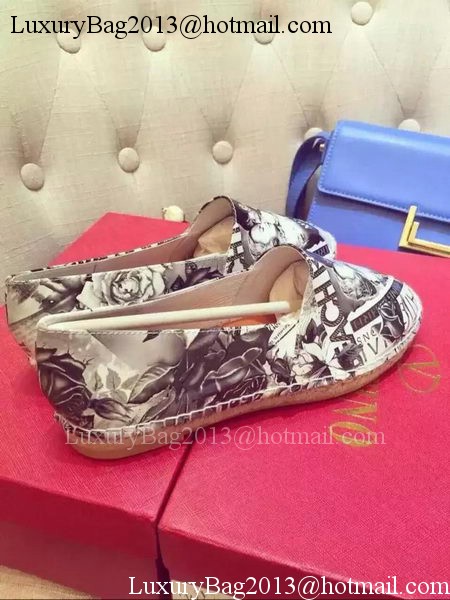 Valentino Leather Flat VT603 Black&White