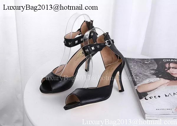 Valentino Leather Pump VT571 Black