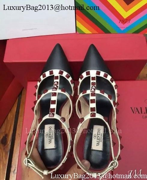 Valentino Leather Pump VT587 Black