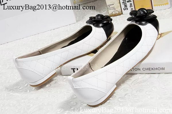 Chanel Ballerina Flat CH1670 White