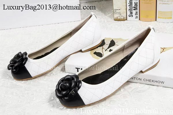 Chanel Ballerina Flat CH1670 White