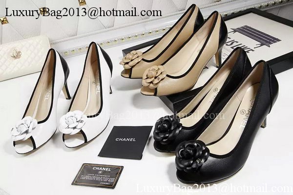 Chanel Pump Sheepskin Leather CH1673 Apricot