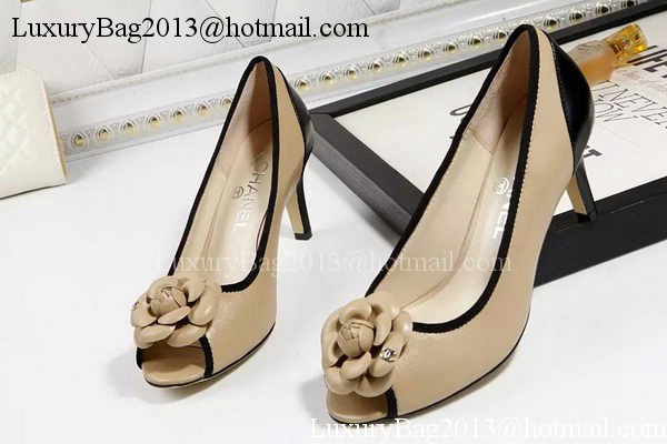 Chanel Pump Sheepskin Leather CH1673 Apricot