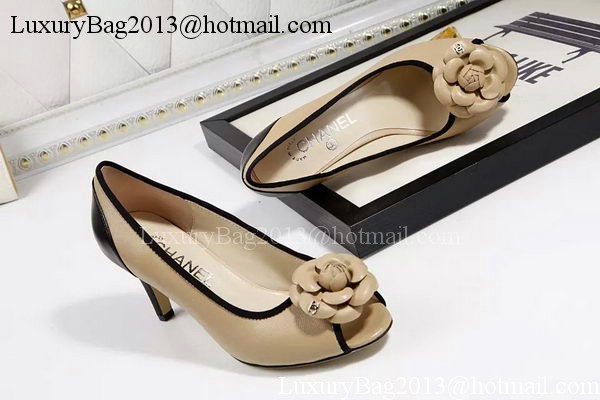 Chanel Pump Sheepskin Leather CH1673 Apricot