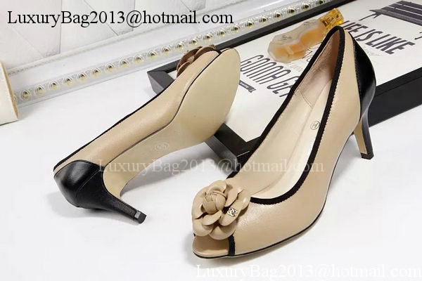 Chanel Pump Sheepskin Leather CH1673 Apricot