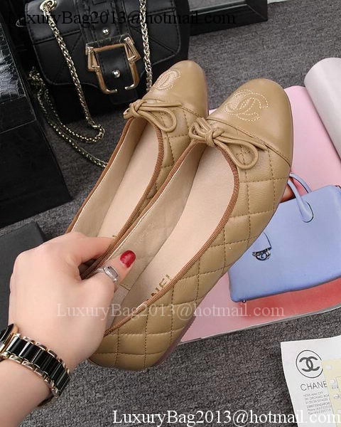 Chanel Ballerina Flat CH1705 Apricot