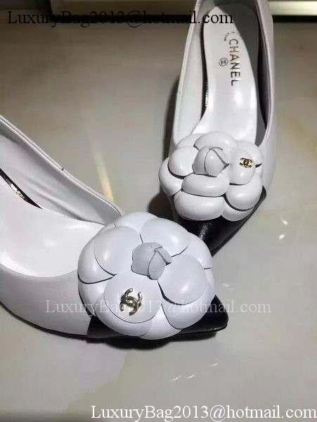 Chanel Sheepskin Leather 70mm Pump CH1714 White