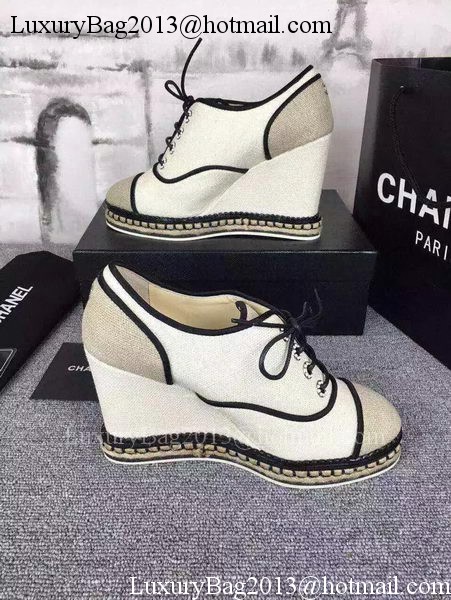 Chanel Wedges CH1694 Apricot