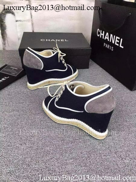 Chanel Wedges CH1694 Blue